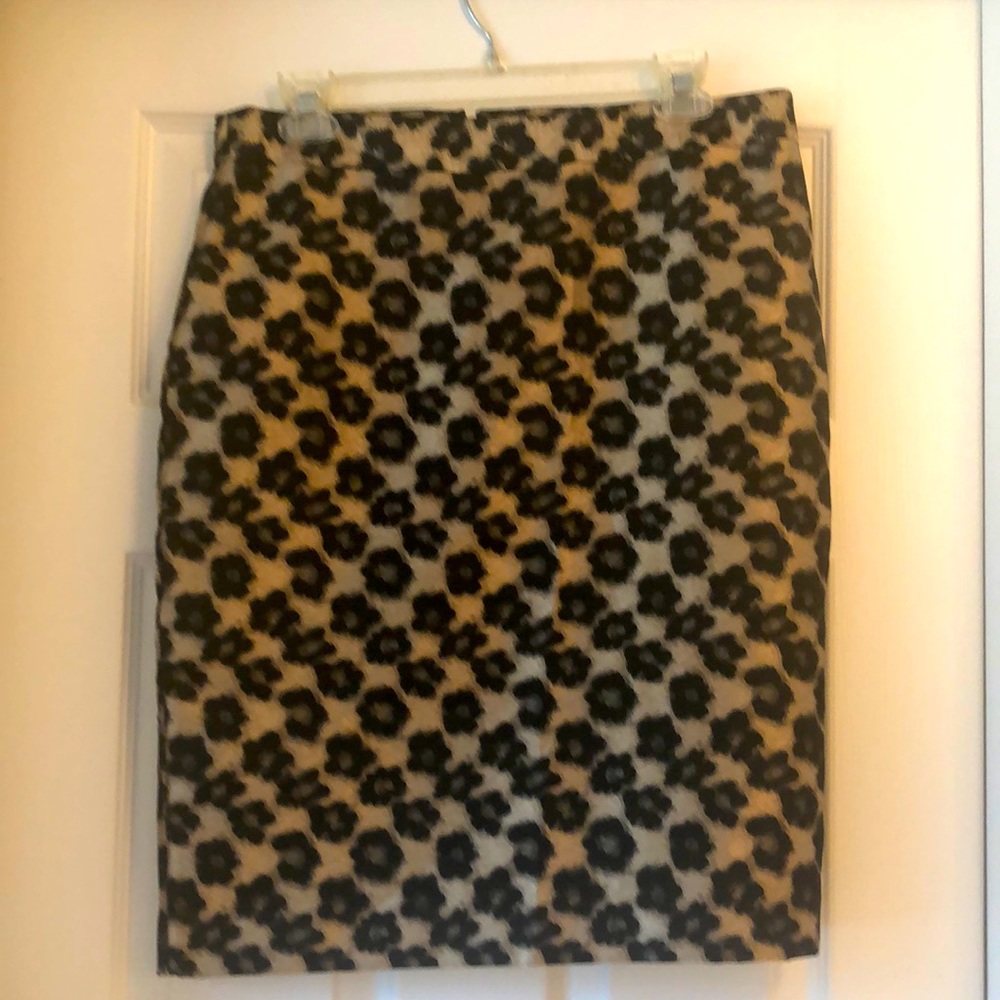 Animal print skirt
